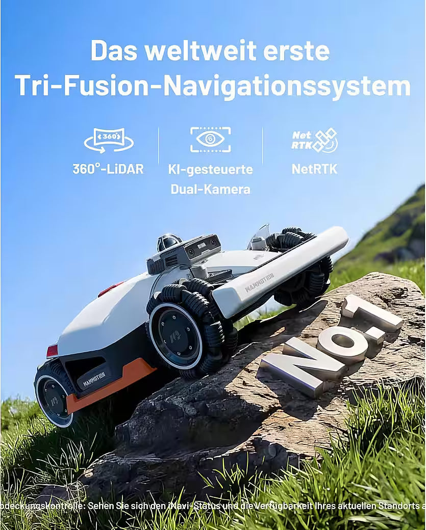 MAMMOTION  Rasenmähroboter LUBA 3 AWD 3000 mit Garage