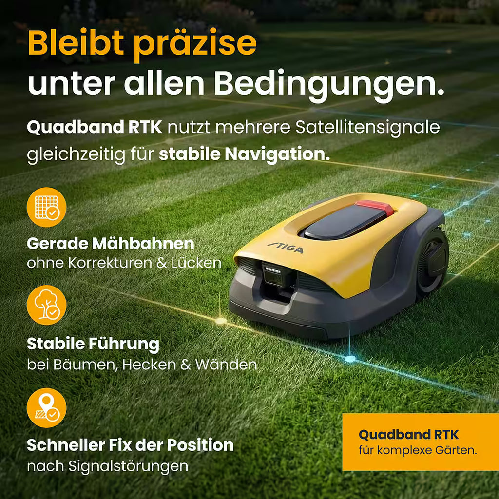 STIGA A 10v Rasenmähroboter – Kabellos, intelligent und präzise
