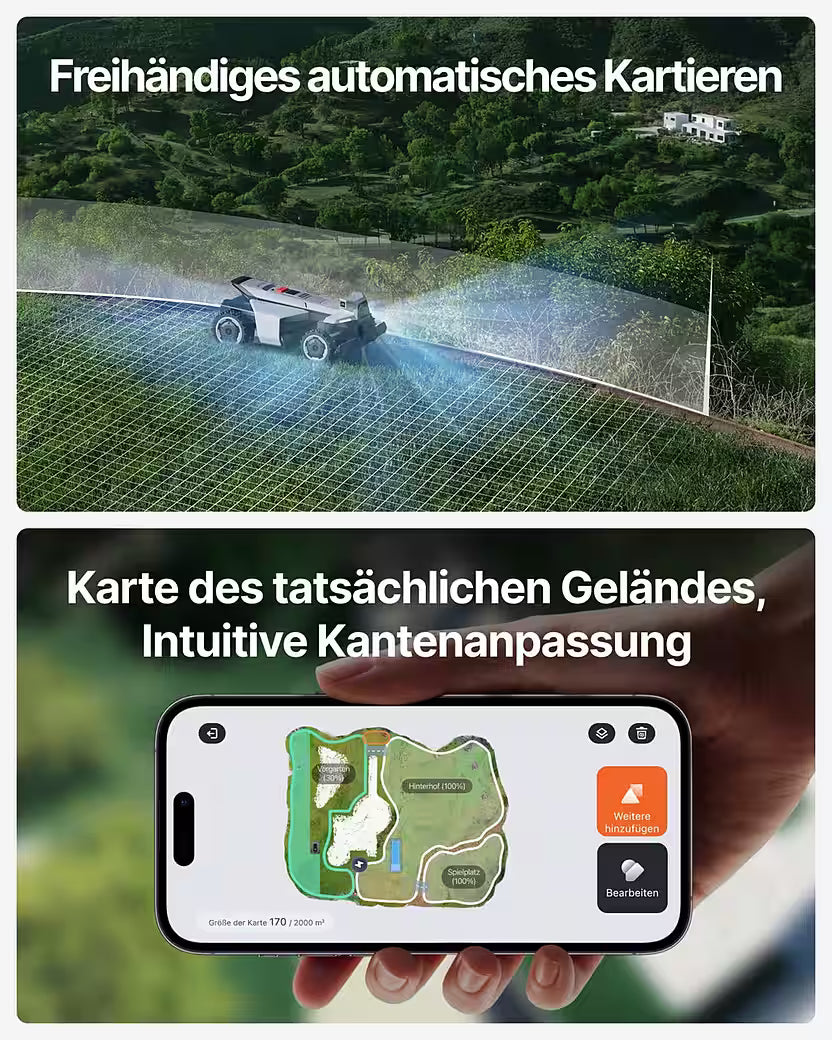 NAVIMOW X420 – Mähroboter ohne Begrenzungskabel