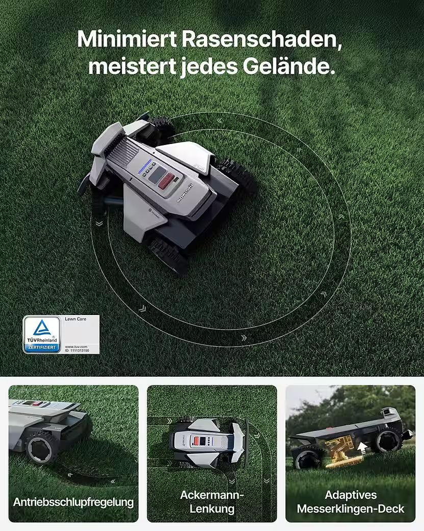 NAVIMOW X420 – Mähroboter ohne Begrenzungskabel