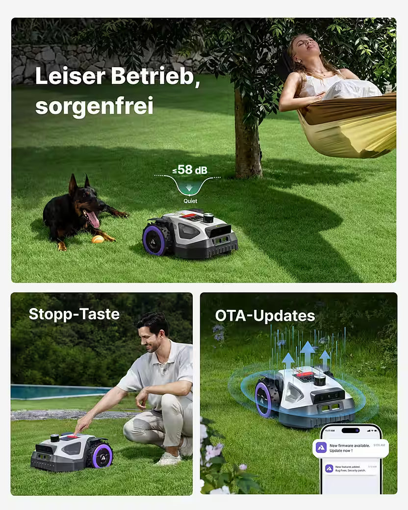 ANTHBOT M9 PRO Set mit Garage Pro &amp; RTK-Booster