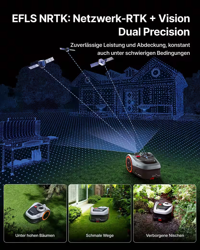 Segway Navimow i205 AWD – Mähroboter ohne Begrenzungskabel