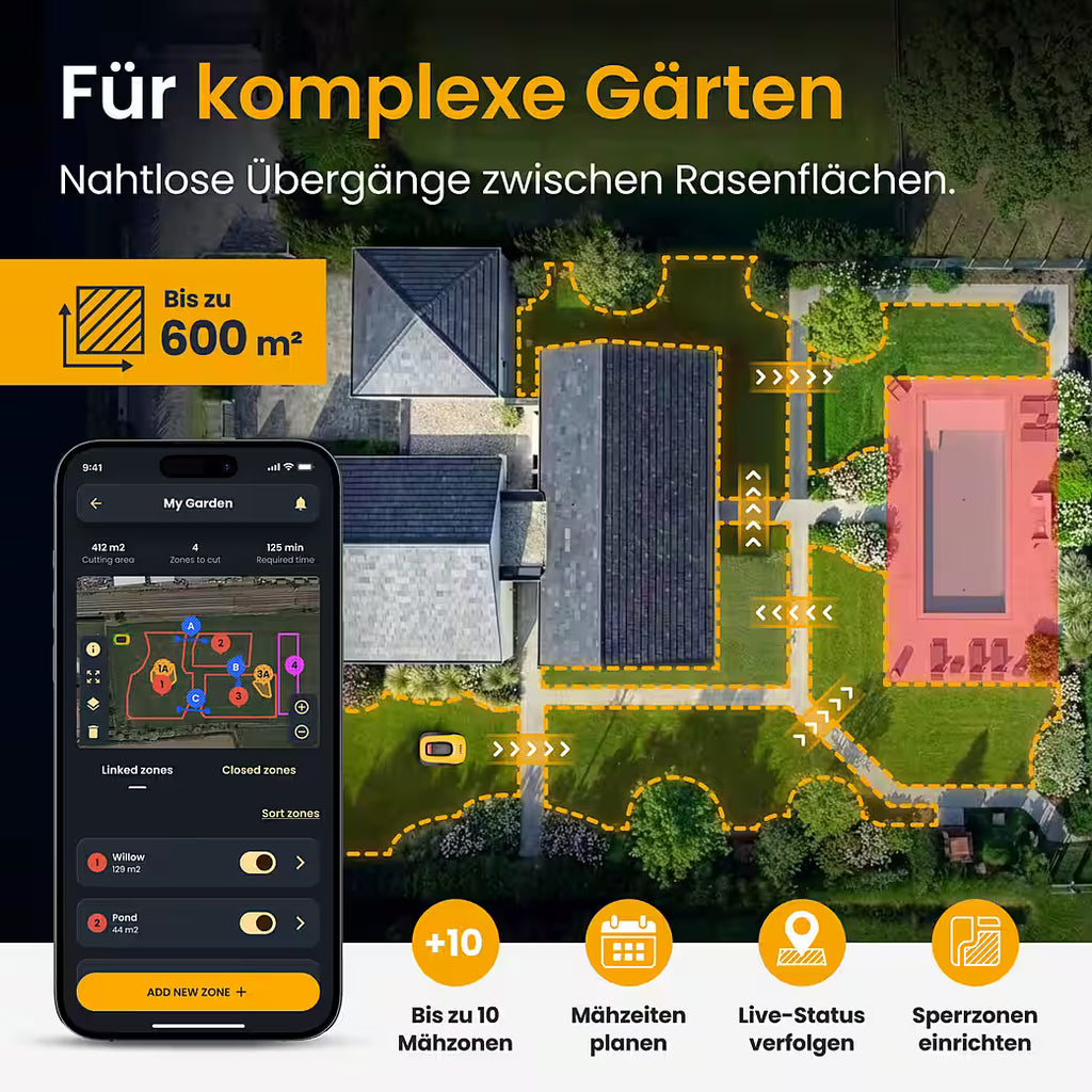 STIGA A 6v – Rasenmähroboter ohne Begrenzungskabel