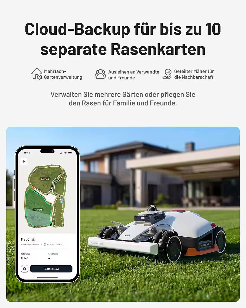 ECOACS GOAT O1200 LiDAR PRO – Mähroboter mit Dual-LiDAR