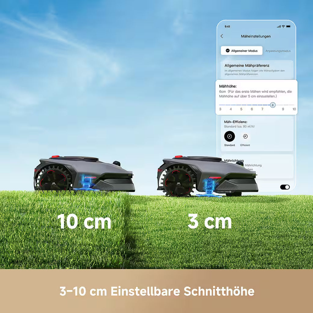 MOVA LiDAX Ultra 800 – Kabelloser Mähroboter mit 3D-LiDAR &amp; AI Vision