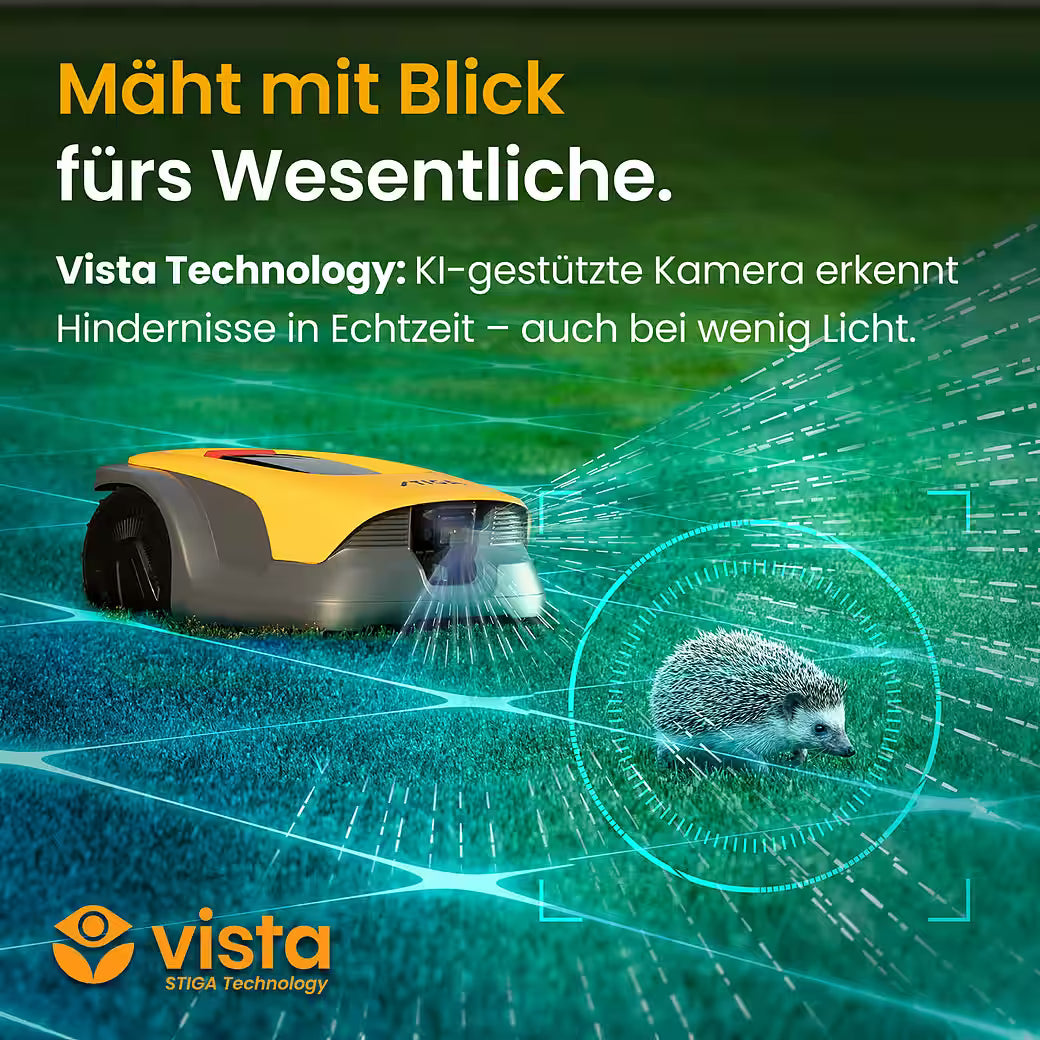 STIGA A 10v – Kabelloser Mähroboter für bis zu 1.000 m²
