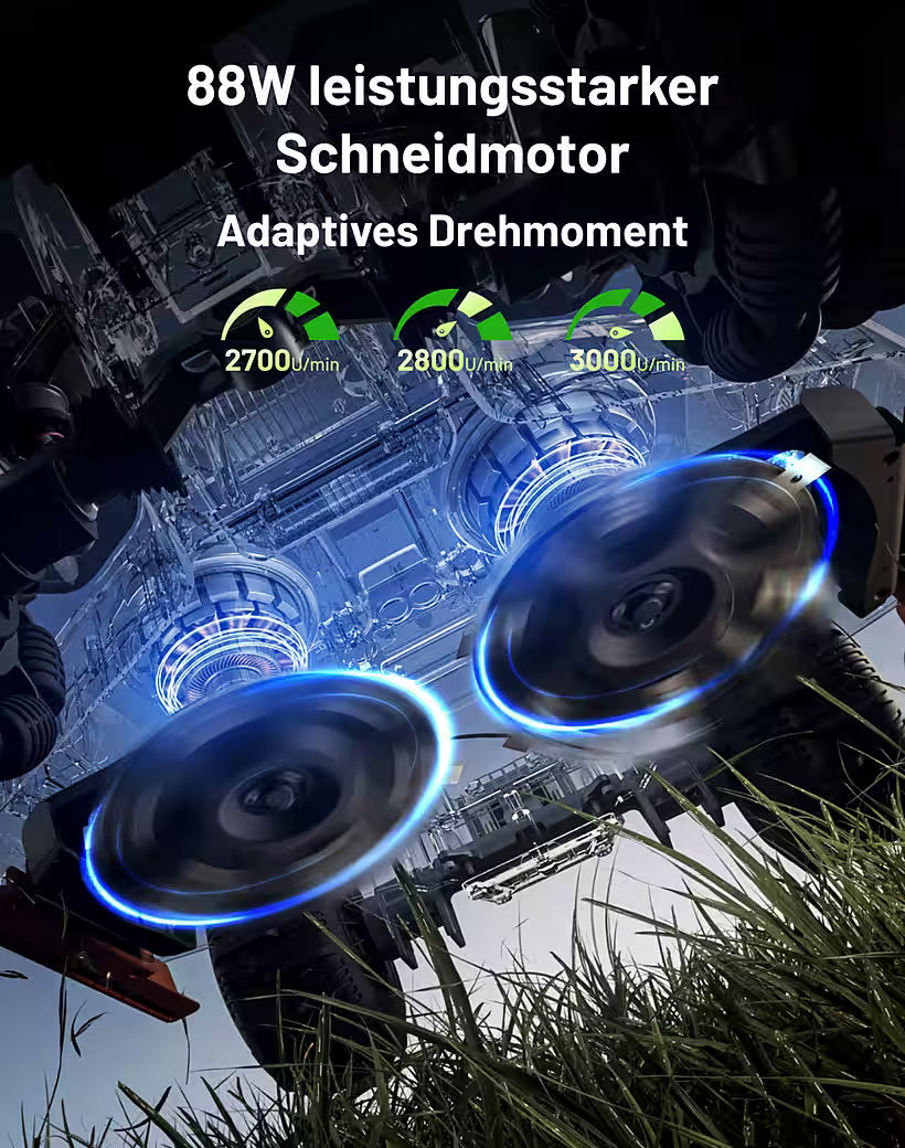 MAMMOTION  Rasenmähroboter LUBA 3 AWD 1500 Mähroboter ohne Begrenzungskabel