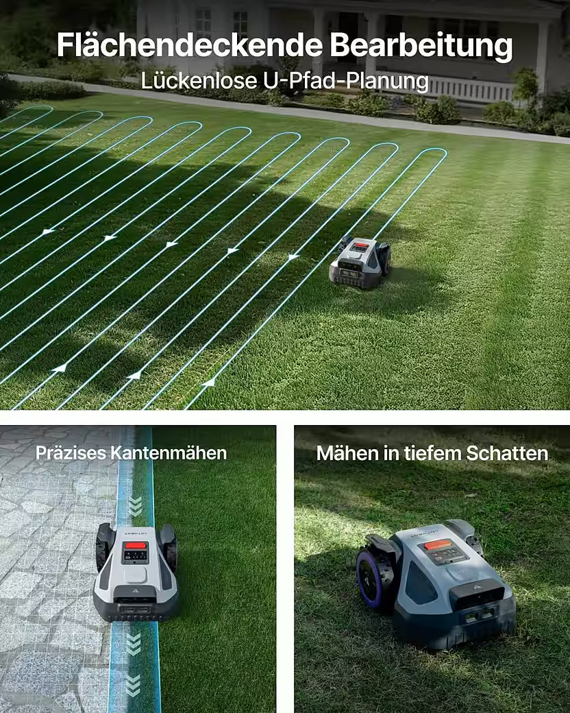 ANTHBOT M5 – Mähroboter mit RTK-Navigation &amp; HDR-Dual-Vision
