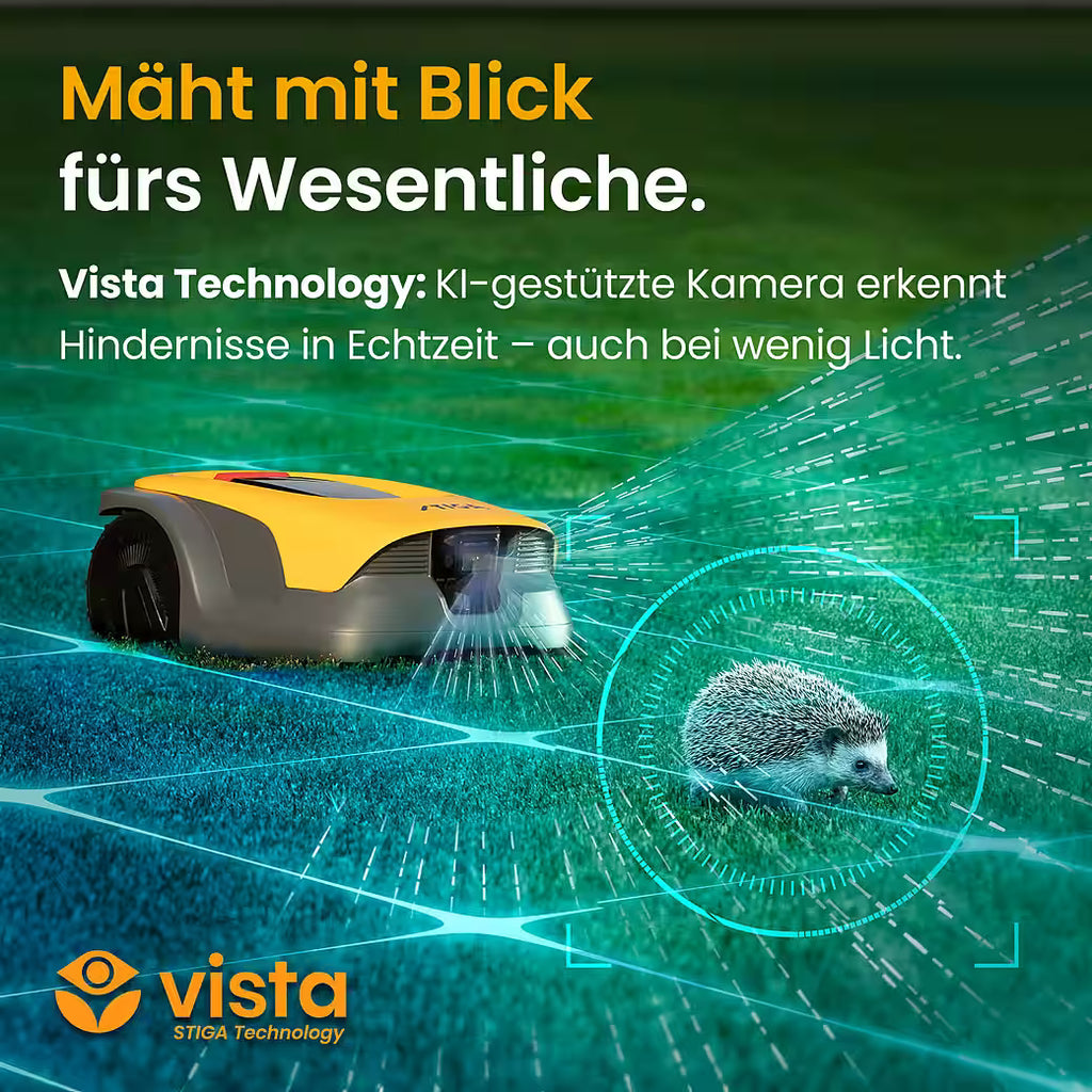 STIGA A 8v Rasenmähroboter – Kabellos, intelligent und präzise