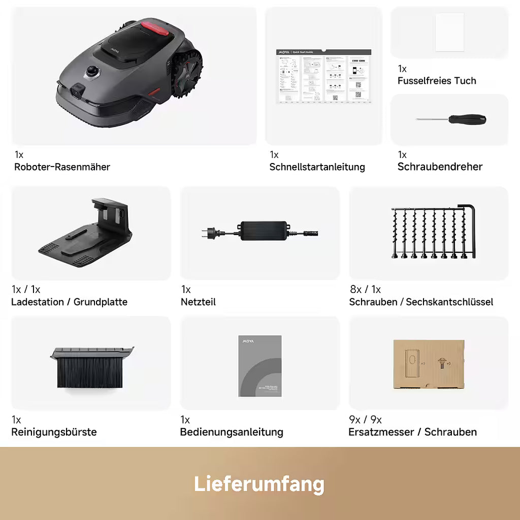 MOVA LiDAX Ultra 800 – Kabelloser Mähroboter mit 3D-LiDAR &amp; AI Vision