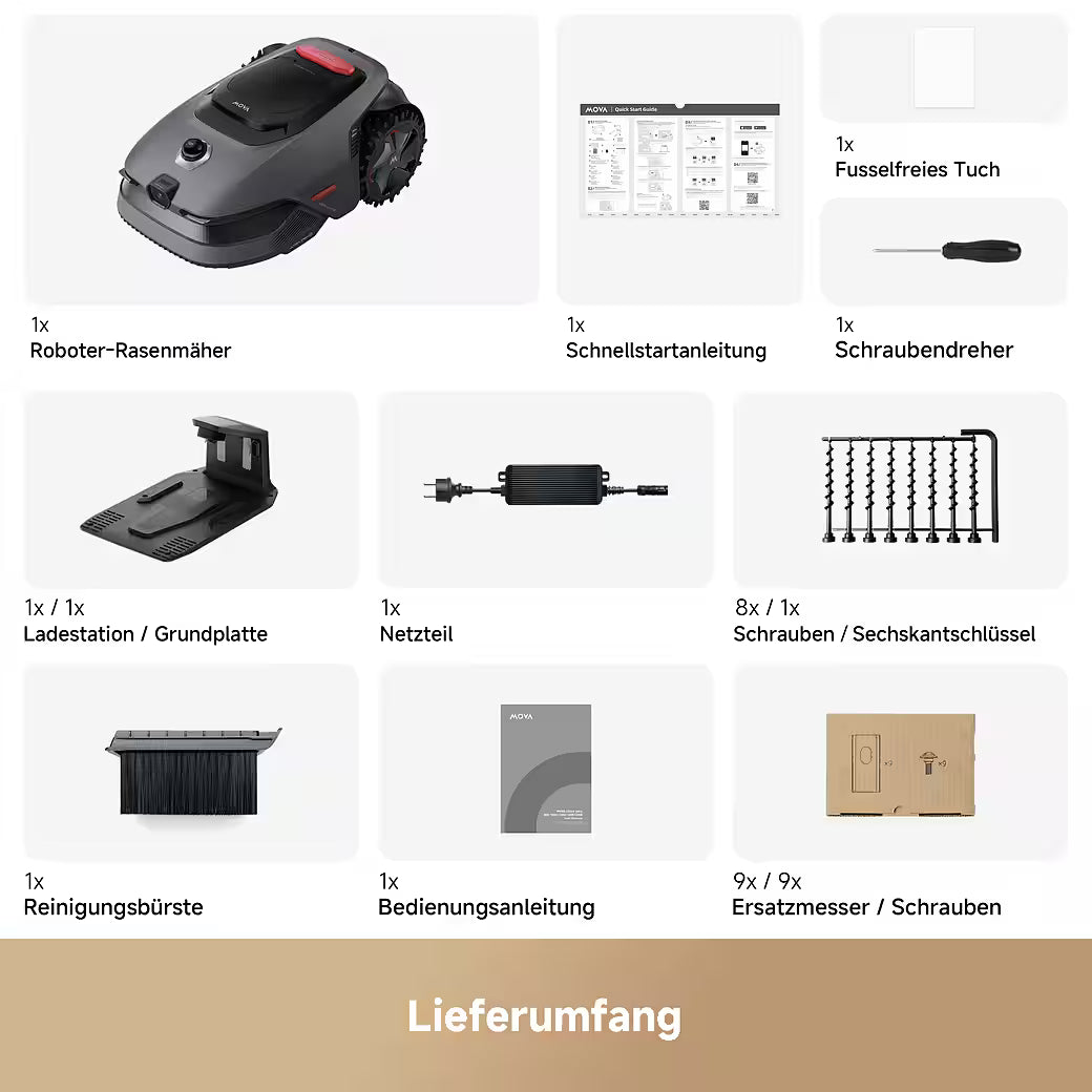 MOVA LiDAX Ultra 800 – Kabelloser Mähroboter mit 3D-LiDAR &amp; AI Vision