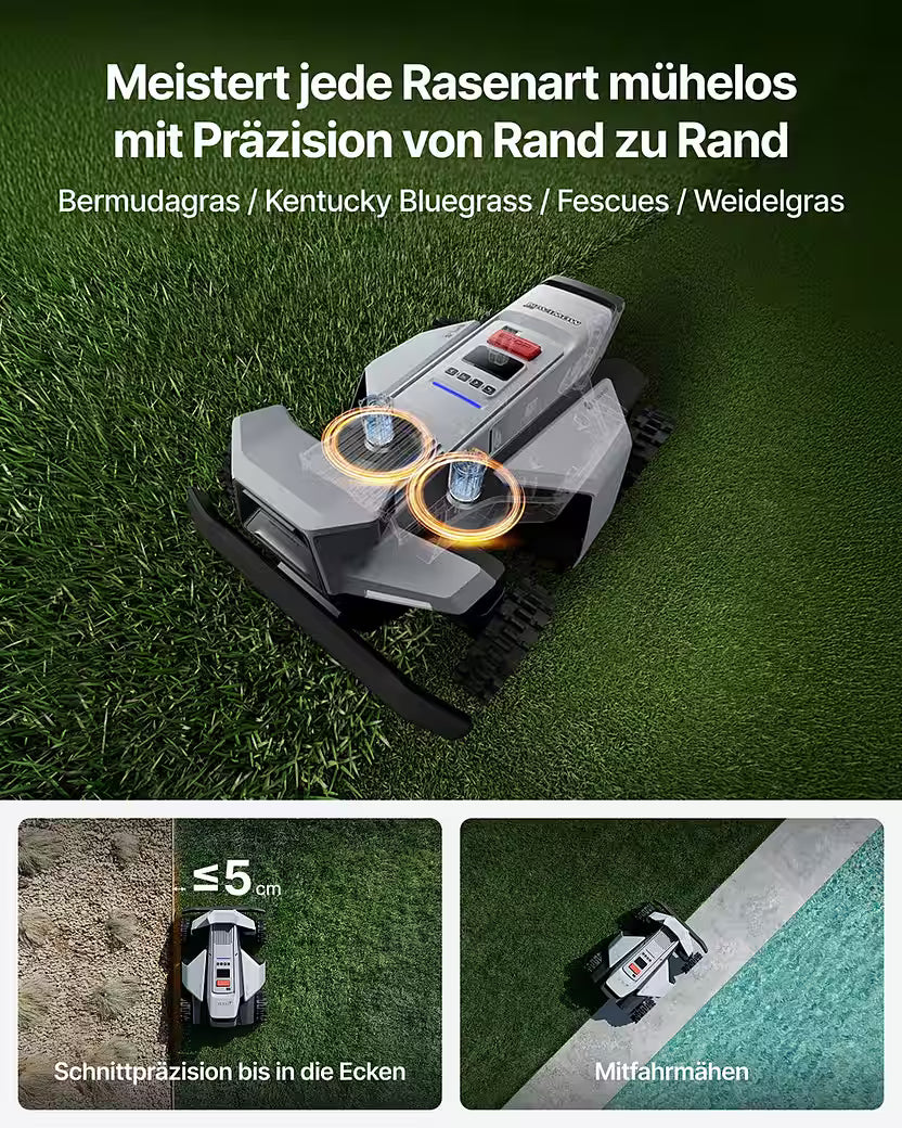 NAVIMOW X420 – Mähroboter ohne Begrenzungskabel